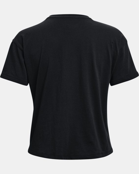 Women's UA Glow Graphic T-Shirt, Black, pdpMainDesktop image number 5